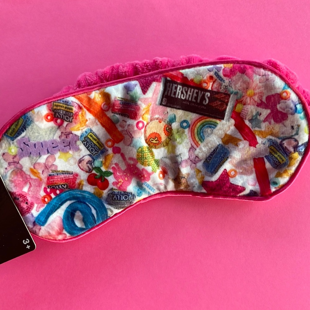 Hershey Soft Sleeping Eye Mask Candy Theme NWT